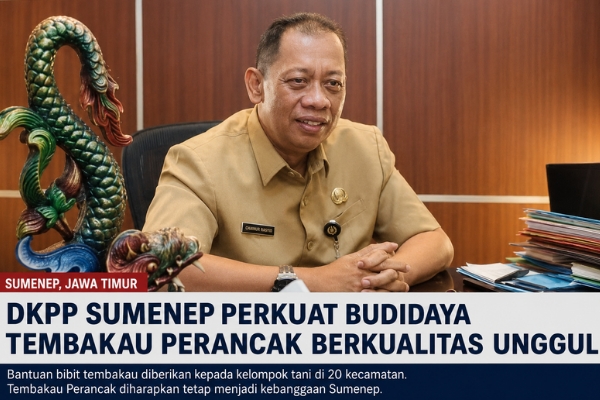 DKPP Sumenep Memberikan Bantuan Bibit Tembakau Berkualitas Unggul