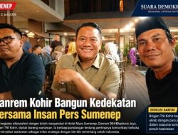 Brigjen Kohir Bangun Kedekatan Bersama Insan Pers Sumenep