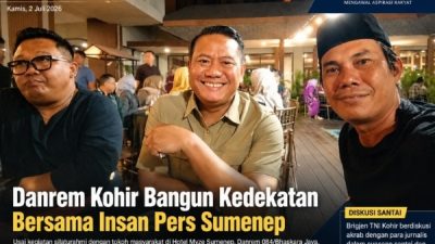 Brigjen Kohir Bangun Kedekatan Bersama Insan Pers Sumenep