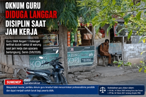 Oknum Guru Diduga Langgar Disiplin Jam Kerja