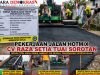 Pekerjaan Jalan Hotmix CV RAZA SETIA Tuai Sorotan