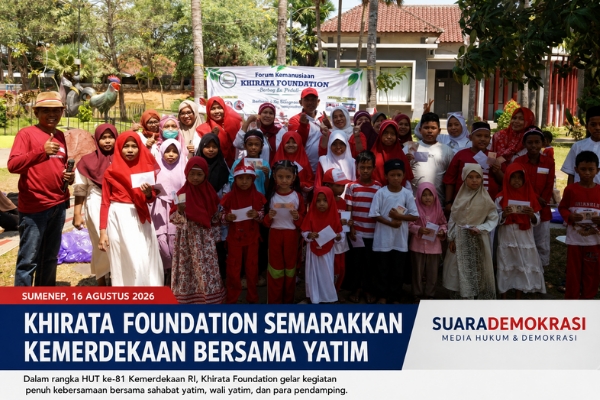 Khirata Foundation Semarakkan Kemerdekaan Bersama Yatim