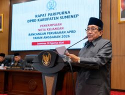 Wabup Sumenep Sampaikan Nota Perubahan APBD 2026