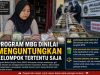 Program MBG Dinilai Menguntungkan Kelompok Tertentu Saja