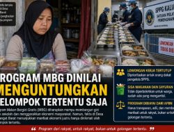Program MBG Dinilai Menguntungkan Kelompok Tertentu Saja