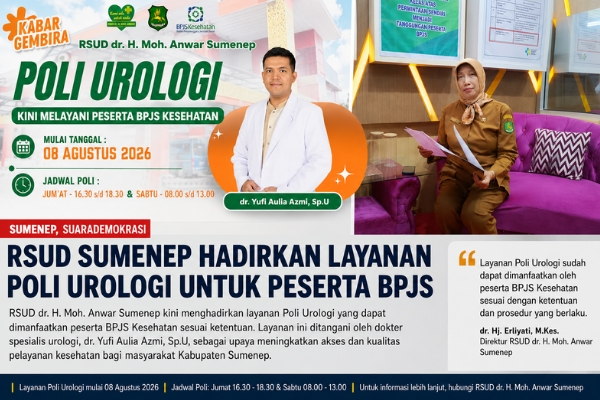 RSUD Sumenep Perluas Akses Layanan Urologi