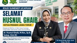 RSUD Sumenep Ucapkan Selamat Husnul Ghaib Ketua PERABOI Jatim.