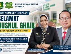 RSUD Sumenep Ucapkan Selamat Husnul Ghaib Ketua PERABOI Jatim 